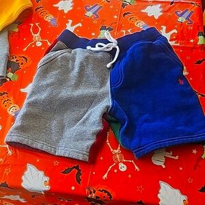 Boys polo shorts and hoodie set
